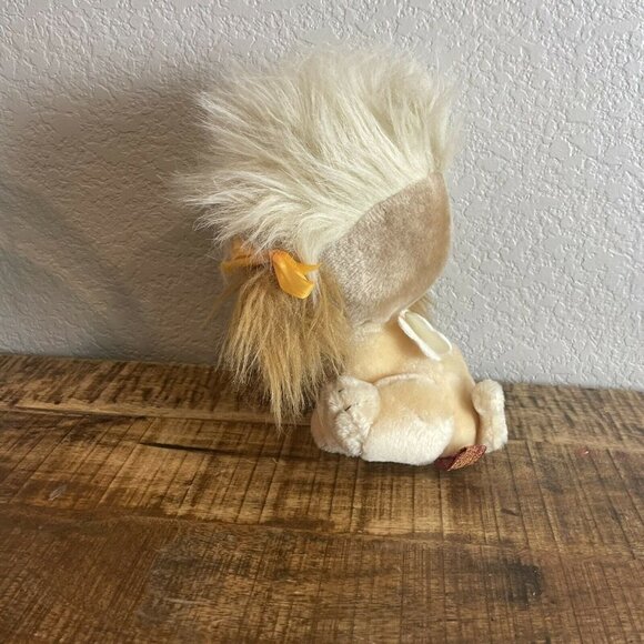 Vintage Plush Puffy Lion Dog Puppy Special Effects 1985 Fluffy 1980s Rare HTF - Picture 4 of 7